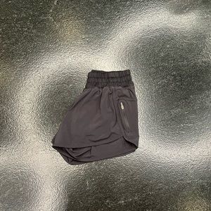 Lululemon Women’s Tracker Running Shorts, Color: Black, Size: 4